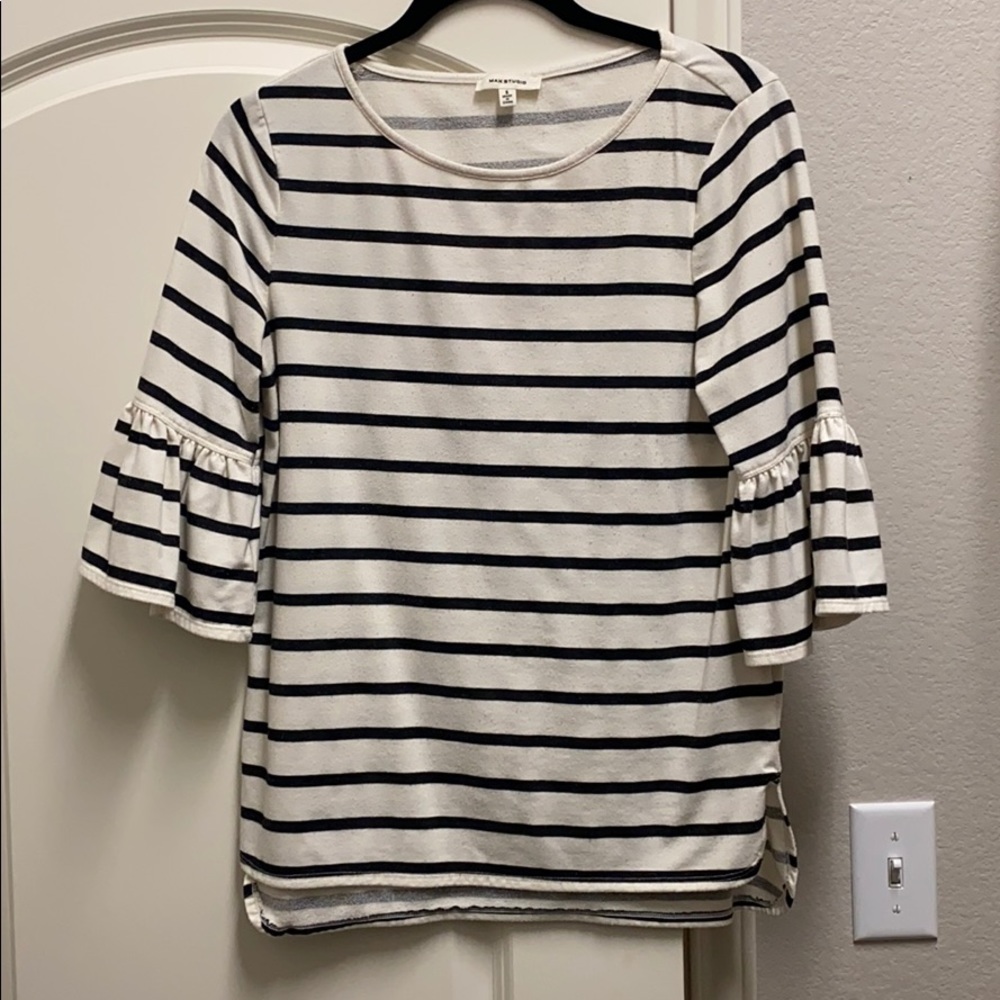 Striped Max Studio Blouse